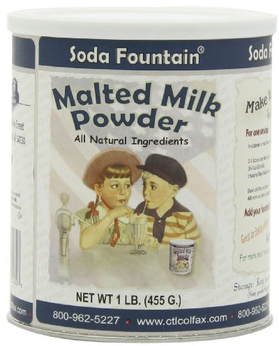 Soda Fountain Malted Milk Powder, 16-Ounce (Pack of 3)