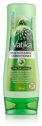 Vatika Naturals Wild Cactus Multivitamin Conditioner - 200ml, For Hair Fall Control , With Goodness Of Cactus, Garlic, Ghergir, Blended With Vital Multivitamins