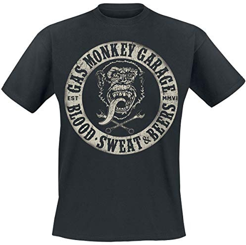 Gas Monkey Garage Blood, Sweat & Beers Männer T-Shirt schwarz L