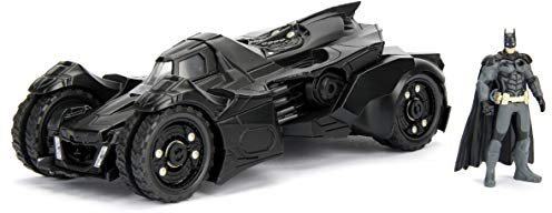 Jada Toys Batman Arkham Knight 1/24 2015 Batmobile métal avec Figurine, Noir