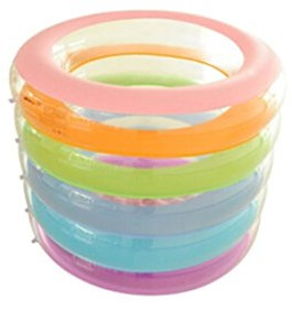 WENJUN Gonflable Baignoire Pliante Épaississement Anneau Bébé Piscine Gonflable Bulle À La Fin De La Piscine Gonflable De La Piscine (Couleur : A, Taille : 105 * 70 cm)