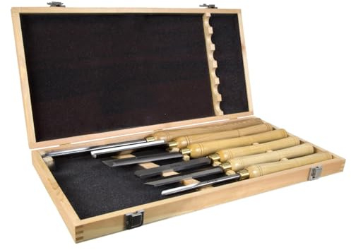 WEN CH15 6-Piece 16-to-22-Inch Artisan Chisel Set with High-Speed Steel Blades and Domestic Ash Handles