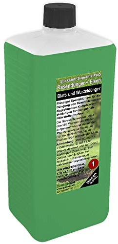 GREEN24 Rasen-Dünger Stickstoff Nachfüllpack XL 1 Liter für Rasen-Dünger Set Rasendünger flüssig für perfekten Rasen (Nachfüllpackung Stickstoff XL 1 Liter)