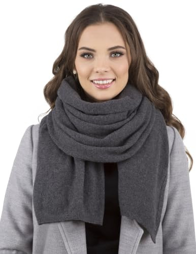 VIVISENCE Damen Winter Schal Aus Modischer Gemütlich Wärmendem Garn Mit Dekorativer Bindung Für Kalte Wintertage Frauen Elegante Und Sportliche Outfits Winter Herbst Modell 7101