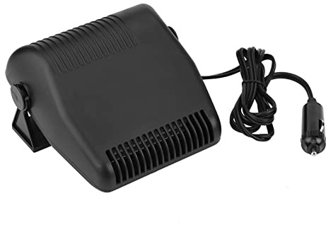 EVGATSAUTO Car Demister Windschutzscheiben Defroster12V Tragbare Auto Keramikheizung Windschutzscheiben Defroster Demister 2 in 1 Lüfterheizung Keramikheizung