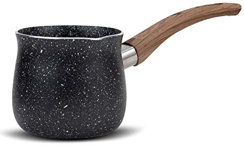 NAVA - Olla de café turca - 430 ml - Jarra turca con revestimiento de granito para preparar café turco