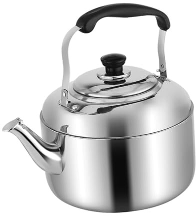 DOITOOL Wasserkocher Kocher Pfeife Teekessel 3L Pfeife Teekannen Wasserkessel Bauernhaus ? Pot für Camping Restaurant Wasserkessel Camping Wasserkessel Induktion Wasserkessel Induktion