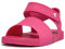 Fitflop Iqushion Kids Ergonomic Back Strap Sandal, Pink Jam, 24 EU