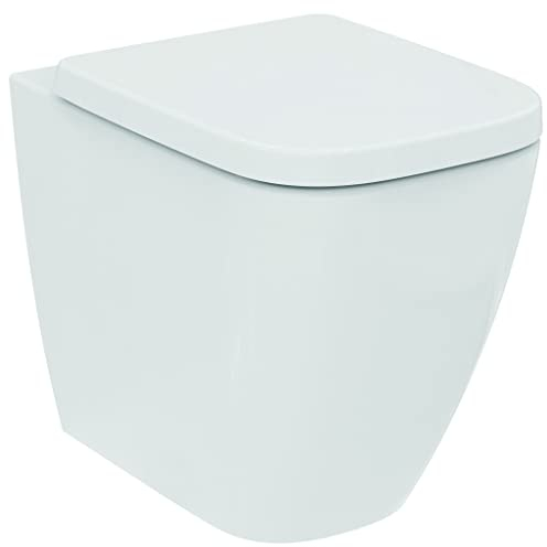 Ideal Standard - i.life B Vaso a terra RimLS+ universale ﬁlo parete con ﬁssaggi nascosti. Da completare con sedili avvolgente T468201/T468301 o slim T500201/T500301. E al bidet T458201. Bianco