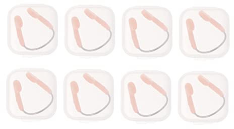 Toyvian 2stücke wasserdichte Nasenklammer Für Schwimmer Professionelle Anti- Schwimmklammer Metall Teiliges Hautfarbe Für Anfänger Und Indoor-Outdoor-Schwimmen