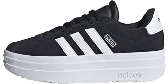 adidas Unisex Kids Vl Court Bold Junior Shoes, Core Black/Cloud White/Cloud White, 5 UK