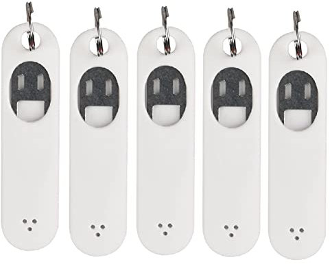 Fuhjythy 5 Uds. Aguja de ExtraccióN de Tarjeta SIM y Bandeja AntipéRdida, Anillos Divididos, Caja de Almacenamiento de Tarjeta SIM para TeléFono, Herramienta de ExpulsióN, Agujas Blancas