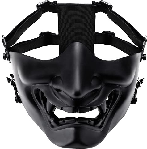 Masque de jeu Airsoft et Paintball, demi-protection créative du visage, équipement de protection extérieur