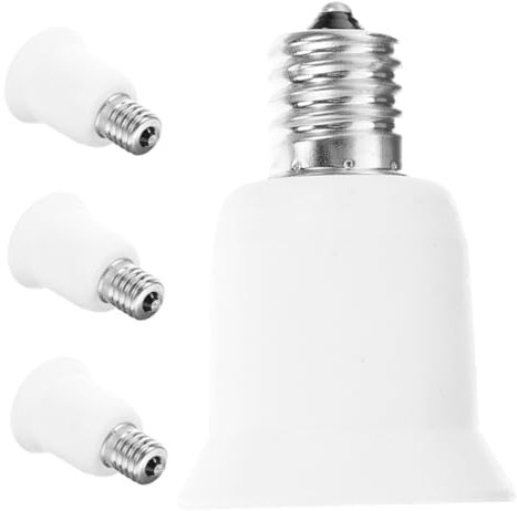 Cabilock Adaptateur De Douille De Lampe E17 Vers E27 Convertisseur De Mise À Niveau Adaptateur De Support Dampoule