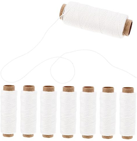 SHINEOFI 8rollos Cuerda De Algodón para Atar Metros De Cocina Atar Carnes Hacer Mantas Colgantes Envolver Regalos