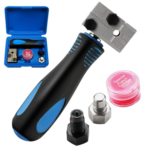 Strumento di svasatura per tubi del freno, strumento di espansione del tubo da 3/16 di pollice Strumento di svasatura della linea del freno per auto Strumento palmare per tubi del freno