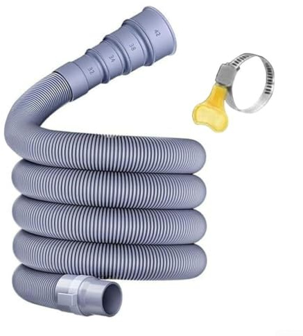 Kit de tuyau d'égout pour camping-car avec adaptateur réglable et tuyau de vidange pliable pour caravane, conçu pour un ajustement sûr et un entretien facile dans les camping-cars (300 cm)