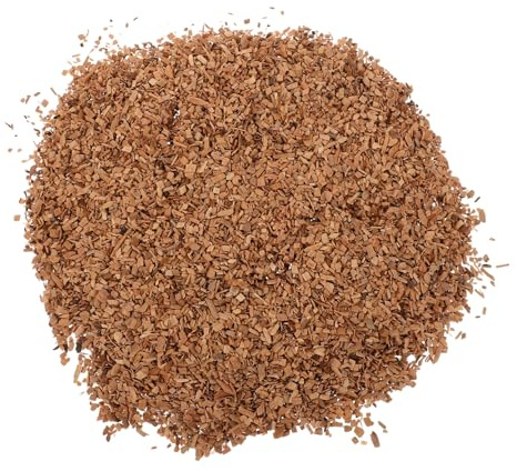Toyvian Räucherchips Kirschholz 500g – Holzpellets für Grill Smoker Gleichmäßige Rauchentwicklung Schnellzündend für Fleisch Fisch und Cocktails Grillzubehör für Outdoor BBQ