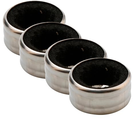 Hopzab 4PCS Wine Drip Rings, Stainless Steel Stopper Collars for Bottles, Elegant Barware Accessories, Prevents Spills