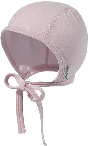 Sterntaler OCS Baby Mütze Uni - Weiche Erstlingsmütze aus Singlejersey (Bio) - hautsympathische Unisex Neugeborenen Mütze zum Binden - Frühchen Kleidung