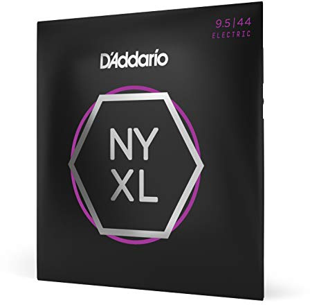 D'Addario gitarrsträngar – NYXL elgitarrsträngar, NYXL09544, oöverträffad styrka, inställningsstabilitet, förbättrad mellanklass, för 6 stränggitarrer, nickel, 095-44 superlätt plus