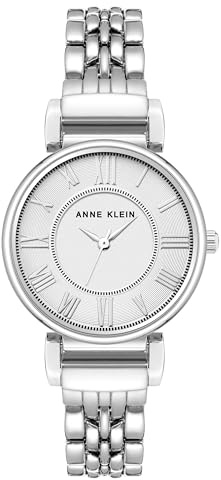 Anne Klein Women's AK/2159SVSV Silver-Tone Bracelet Watch