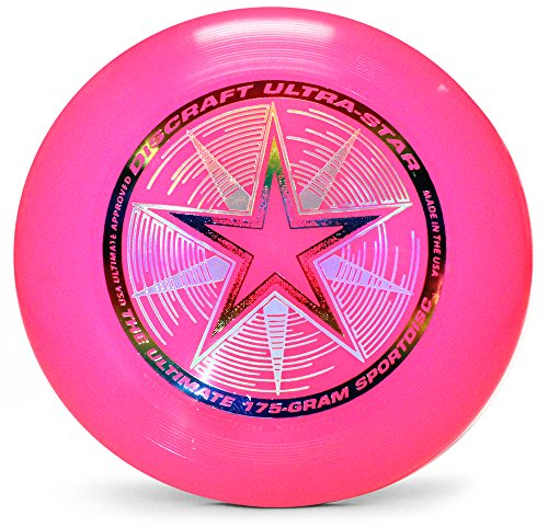 Disc Store Unisex – Erwachsene Ultrastar Frisbeescheibe, Rosa, 27,5cm