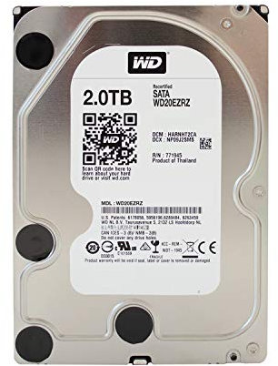 Western Digital WD Caviar Blue 2TB 64MB Cache, WD20EZRZ (64MB Cache) (Ricondizionato) )