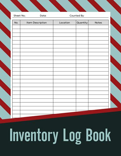 Inventory Log Book: Inventory Tracker for Small Business