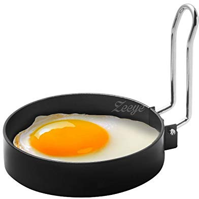 XTRAFAST 4x Spiegeleiform Edelstahl Spiegeleierform Braten rund Eierform Eier Pfannenring