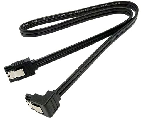 ezqnirk 1 PZ 40 cm SATA 3.0 Cavo SATA III 6GB/s Angolo retto 90 gradi per HDD Hard Drive Cable Charger Data Caricabatterie Cavi Connettore