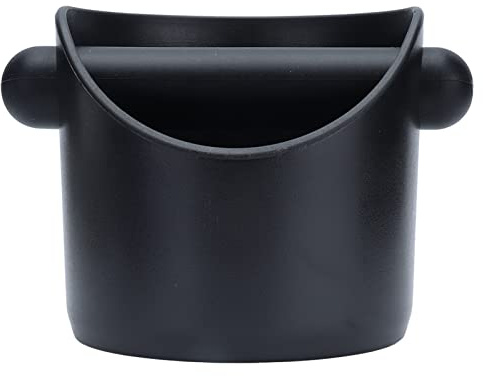 Coffee Knock Box, Plastic + Rubber Compact Coffee Bin Knock Box Coffee Grounds Knock Box with Stick for Coffee Shops, Western Restaurants, Bars