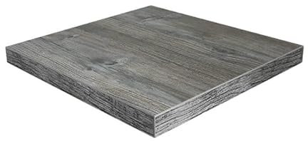 Dekorspanplatte Eiche rustikal schwarz als Tischplatte, Schreibtischplatte, Arbeitsplatte, Laden- und Möbelbau, 84x60 cm, Stärke: 28 mm