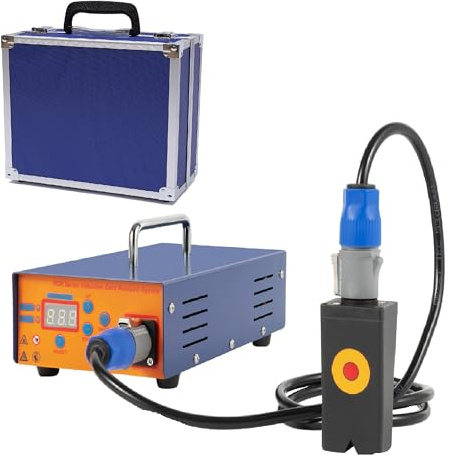 JAYEUW Dispositivo de Reparación de Abolladuras de Coche por Calentamiento por Inducción PDR Máquina de Calentamiento por Inducción 1380W Caja Caliente Herramienta de Eliminación de Abolladuras sin