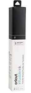 Cricut Infusible Ink Transfer Sheets | Black | 2-pack | 30.5cm x 30.5cm (12 x 12) | For use with all Cricut Cutting Machines