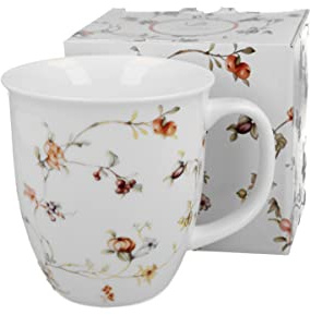 DUO FLORAL Becher 650 ml SAFA New Bone China Porzellan