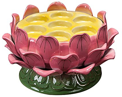 Kerzenhalterhalter Keramik Lotus Kerzenhalter Seven-Loch Kerze Halter Pastoral Dekoration Kerzenhalter Home Restaurant Kerze Kerzenhalter Ornamente Kandelaber