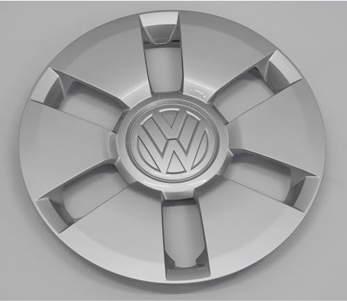 Volkswagen 1S06011471ZX Radkappe (1 Stück) Radzierblende Radblende Basis, Silbergrau *** nur für Original VW Stahlfelge 14 Zoll ***
