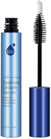 Augenbrauen Serum für Wachstum & Volle Brauen: Hormonfrei Natürliches Augenbrauenserum für Lange Dichte Brauen, 5 mL - Eyebrow Growth & Booster Serum Thick Long Brow