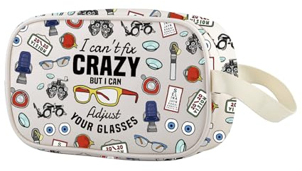 Trousse de maquillage transparente pour chirurgiens oculaires - Cadeau pour opticien, Fix Glasses Cbag EU, Multifonctionnel