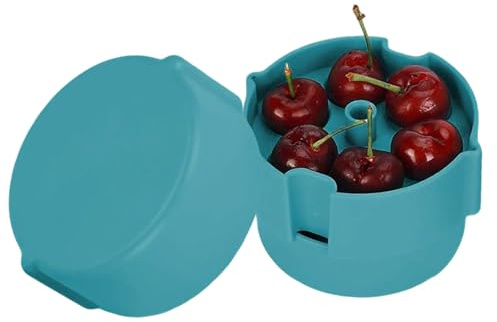 Snocciolatore per olive, multi ciliegie, design a spinta, strumento per rimuovere la frutta e l'uva e la giuggiola, per interni ed esterni, picnic, campeggio