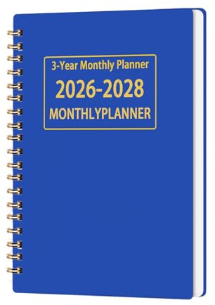 Monatsplaner | Monatsplaner 2026-2028 - Notizbuch mit Organizer für Schule Büro Arbeit Lehrer Schüler - Büro Schreibtisch Studenten Kinder