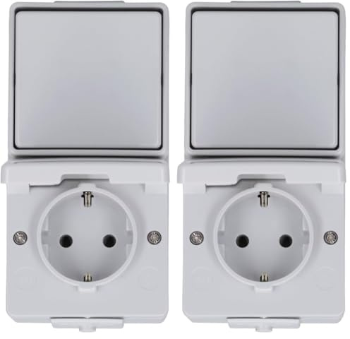 Jung AP-Kombination 676W, 250 V (Packung mit 2)