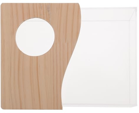 ABOOFAN Hamster Sandbadewanne aus Acryl Transparent für Badezimmer mit Einfacher Beobachtung und Reinigung für Chinchillas und Hamster Sandbad