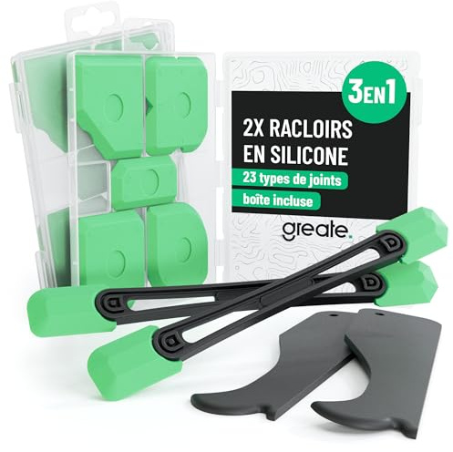 greate silikonutjämnare fogar set 14-delar - 10x flexibla