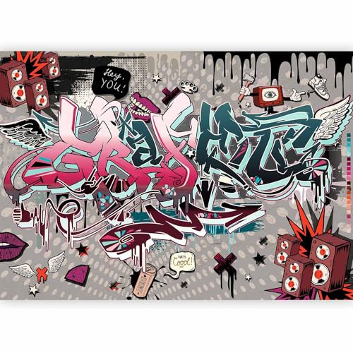 Fotomurale - Carta da parati 350x256 cm TNT Murale alla moda Decorazione da Muro XXL Poster Gigante Design Carta per Pareti Graffiti m-A-0160-a-d