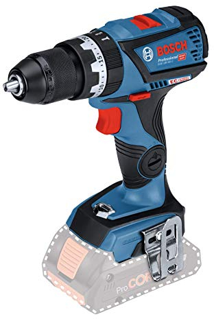 Bosch Professional 18V System Akku Schlagbohrschrauber GSB 18V-60 C (max. Drehmoment: 60 Nm, Bohr-Ø max.: Holz/Stahl/Mauerwerk 38/13/13 mm, Connect Ready, ohne Akkus und Ladegerät, im Karton)