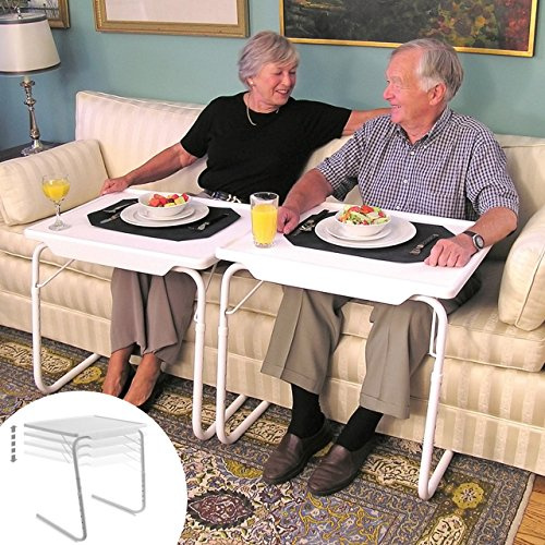 Table Mate A Folding TV Table with 6 Height Levels, 3 Different Angles/Table for Computer, Drawing, Eating... / Foldable/Supports up to 25 kg