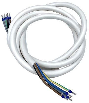 Herdanschlusskabel Herdanschlussleitung 5x2,5mm² / 5G2,5 für Kochfeld Backofen Herd - 1m-1,5m-2m-3m-5m-10m Anschlusskabel Anschlussleitung H05VV-F 400V, Größe: 10m