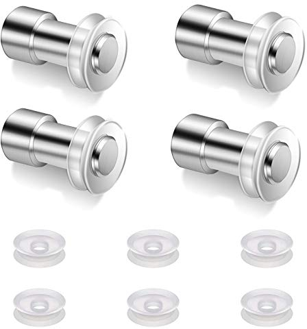 Rybtd 4 piezas Acero inoxidable válvulas de flotador y 10 piezas de silicona Sellador de válvula de flotador para ollas a presión como XL, YBD60-100, PPC780, PPC770, PPC790